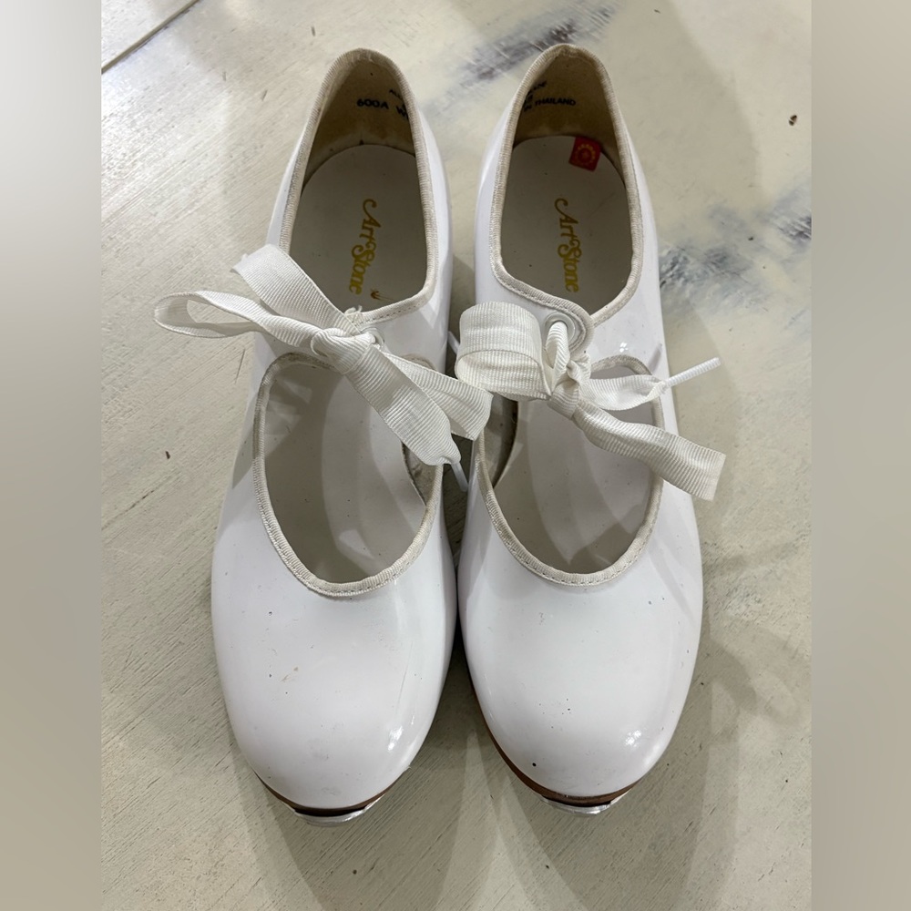 ArtStone White Ballet and tap Flats size 6.5